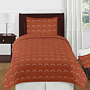 Sweet JoJo Designs&reg; Rust Arrow 2-Piece Twin Comforter Set in Orange