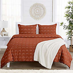 Sweet JoJo Designs® Rust Arrow 3-Piece Full/Queen Comforter Set in Orange