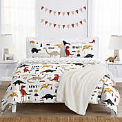 Sweet Jojo Designs&reg; Mod Dinosaur 3-Piece Reversible Full/Queen Comforter Set in Orange