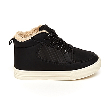 OshKosh B&#39;gosh&reg; Size 4 Castle Sneaker in Black. View a larger version of this product image.