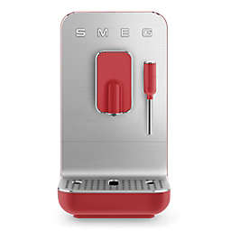 SMEG® Retro-Style Automatic Espresso Coffee Machine in Red