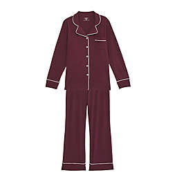 Motherhood Maternity® Plus Size Dreamy 2-Piece Nursing Pajama Set in Wine