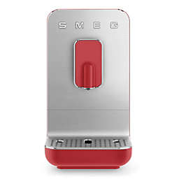 SMEG Retro-Style Automatic Coffee & Espresso Machine in Red