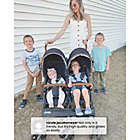 Alternate image 12 for Delta Children Jeep&reg; PowerGlyde Plus Double Side-by-Side Double Stroller in Black