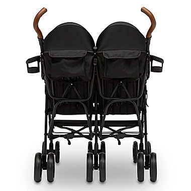 Delta Children Jeep&reg; PowerGlyde Plus Double Side-by-Side Double Stroller in Black. View a larger version of this product image.