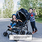 Alternate image 10 for Delta Children Jeep&reg; PowerGlyde Plus Double Side-by-Side Double Stroller in Black