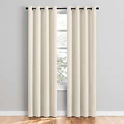 Simply Essential™ Conrad Corduroy 108-Inch Blackout Window Curtain Panel in Egret