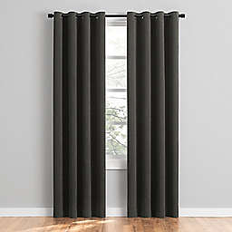 Simply Essential™ Conrad Corduroy 63-Inch Blackout Window Curtain Panel in Greystone