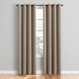 Simply Essential™ Conrad Corduroy 63-Inch Blackout Window Curtain Panel in Mocha