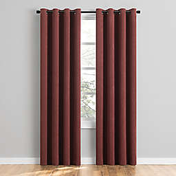 Simply Essential™ Conrad Corduroy 84-Inch Blackout Window Curtain Panel in Tawny Port