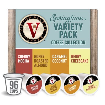 Springtime Coffee Variety Pack Single Serve Coffee Pods for Keurig K-Cup Brewers 96-Count