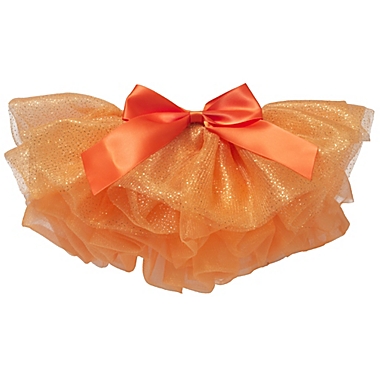 Elly &amp; Emmy&reg; Size 0-12M 3-Piece Halloween Headwrap, Tutu and Bootie Set in Orange. View a larger version of this product image.