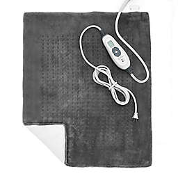 Pure Enrichment® Pure Relief™ Extra-Extra Wide Electric Heating Pad in Grey