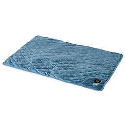 Pure Enrichment® WeightedWarmth™ 2-in-1 Weighted Lap Pad with Warmer in Blue
