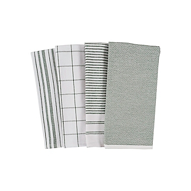 Our Table&trade; Select Dual Sided Kitchen Towels in Dark Ivy (Set of 4). View a larger version of this product image.