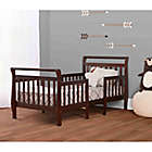 Alternate image 2 for Dream On Me Emma 3-in-1 Convertible Toddler Bed in Espresso