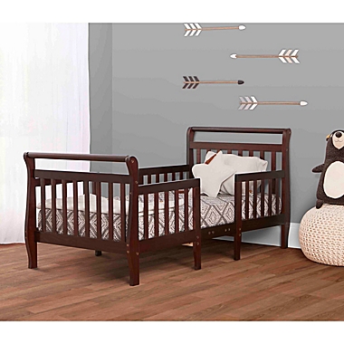 Dream On Me Emma 3-in-1 Convertible Toddler Bed in Espresso. View a larger version of this product image.