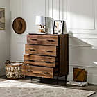 Alternate image 3 for Forest Gate&trade; 40-Inch Modern 4-Drawer Dresser in Dark Walnut