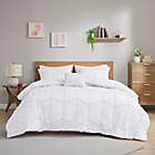 Alternate image 0 for Intelligent Design Jayla 4-Piece Ruffle Full/Queen Comforter Set in White