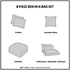 Alternate image 15 for Intelligent Design Vinnie 6-Piece Reversible Twin XL Comforter Set in Purple