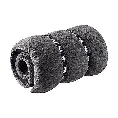 UGG&trade; Sherpa Melange Crash Pad in Charcoal. View a larger version of this product image.