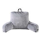 Alternate image 3 for UGG&reg; Dawson Tipped Faux Fur Backrest Pillow in Charcoal