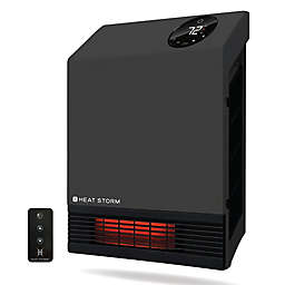 Heat Storm 1000-Watt Deluxe Indoor Infrared Wall Heater in Grey