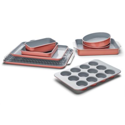 Caraway Ceramic Nonstick 11-Piece Bakeware Set In Perracotta