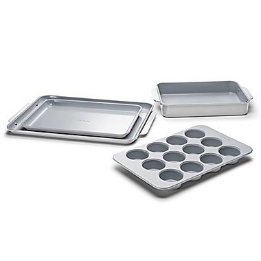 Caraway&reg; Ceramic Nonstick 5-Piece Bakeware Set in Grey. View a larger version of this product image.