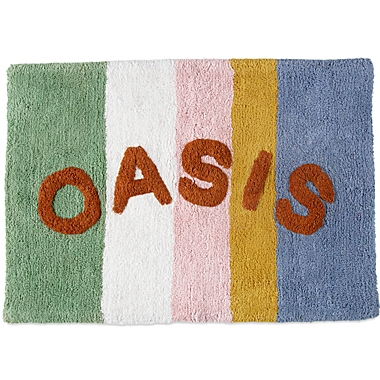 The Novogratz 17&quot; x 24&quot; Oasis Bath Rug in Sage. View a larger version of this product image.
