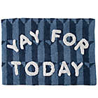 Alternate image 0 for The Novogratz 17&quot; x 24&quot; &quot;Yay for Today&quot; Bath Rug in Blue
