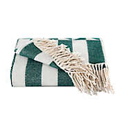 The Novogratz Waverly Tile Throw Blanket in Green