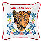 Alternate image 0 for The Novogratz &quot;You Look Good&quot; Square Throw Pillow in Grey