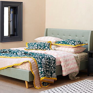 The Novogratz Tallulah Belle 2-Piece Twin/Twin XL Quilt Set in Green. View a larger version of this product image.