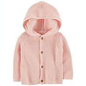carter&#39;s&reg; Knit Hooded Cardigan in Pink