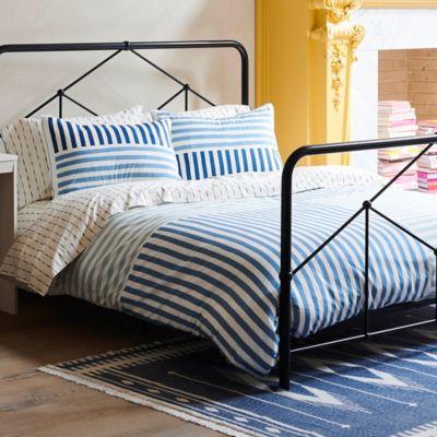 The Novogratz Painterly Stripe 3-Piece Comforter Set