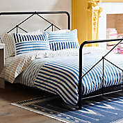 The Novogratz Painterly Stripe 2-Piece Twin/Twin XL Comforter Set in Blue