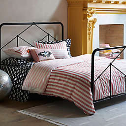 The Novogratz Painterly Stripe 3-Piece King Comforter Set in Pink