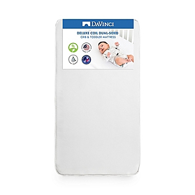 DaVinci Deluxe Coil 2-Stage Dual-Side Crib &amp; Toddler Mattress. View a larger version of this product image.