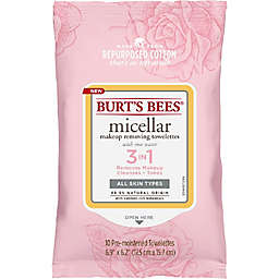 Burt's Bees® 10-Count Micellar Makeup Removing Towelettes with Rose Water
