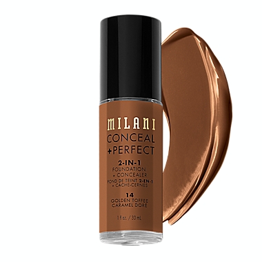 Milani 2-in-1 Foundation + Concealer in Golden Toffee. View a larger version of this product image.