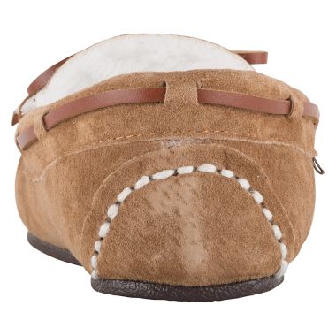 Lamo&reg; Britian Women's Moccasin II Slipper in Chestnut. View a larger version of this product image.