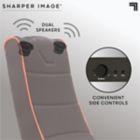 Alternate image 2 for Sharper Image&reg; Foldable Gaming Chair with Speakers in Black