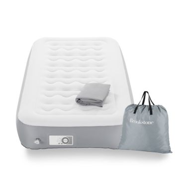 Brookstone&reg; Perfect 12-Inch Twin Air Mattress with Built-In Pump. View a larger version of this product image.