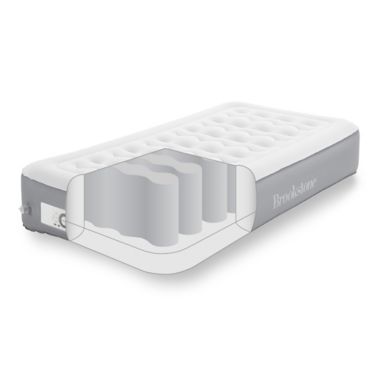 Brookstone&reg; Perfect 12-Inch Twin Air Mattress with Built-In Pump. View a larger version of this product image.
