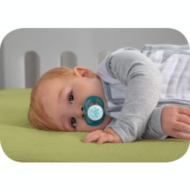 MAM 16+M Perfect Night 2-Pack Glow-in-the-Dark Pacifiers. View a larger version of this product image.