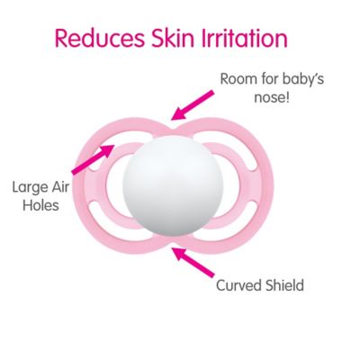 MAM 16+M Perfect Night 2-Pack Glow-in-the-Dark Pacifiers. View a larger version of this product image.