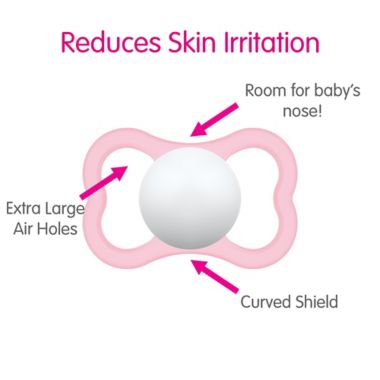 MAM 3-Pack 16+M Glow-in-the-Dark Pacifier Variety Pack. View a larger version of this product image.