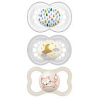 Alternate image 0 for MAM 3-Pack 16+M Glow-in-the-Dark Pacifier Variety Pack