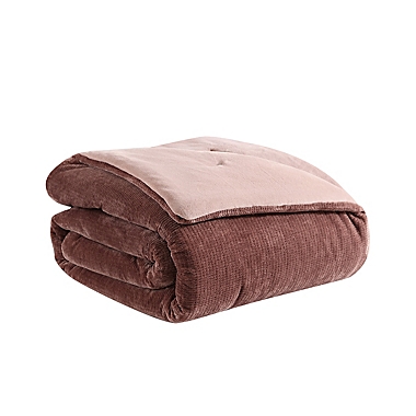 UGG&reg; Brody 5-Piece Reversible King Comforter Set in Bark Brown/Cliff. View a larger version of this product image.